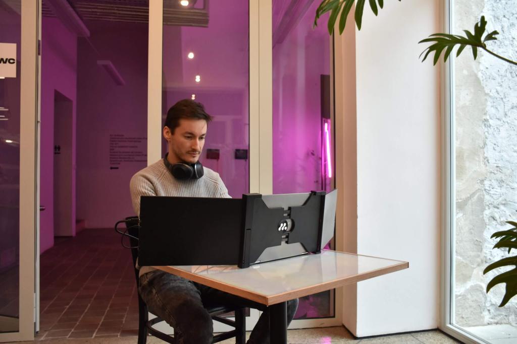Peter, programador, «vivo con el ordenador».