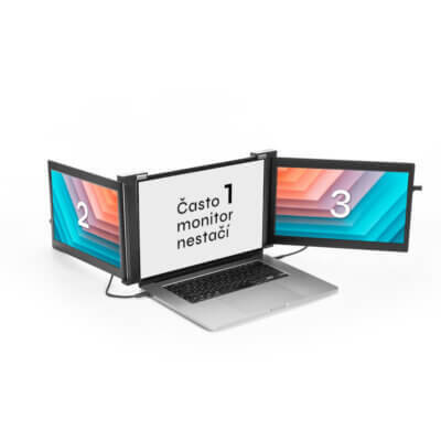 Přídavné FullHD monitory.