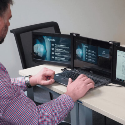 How to set up a homeoffice work area with MISURA monitors