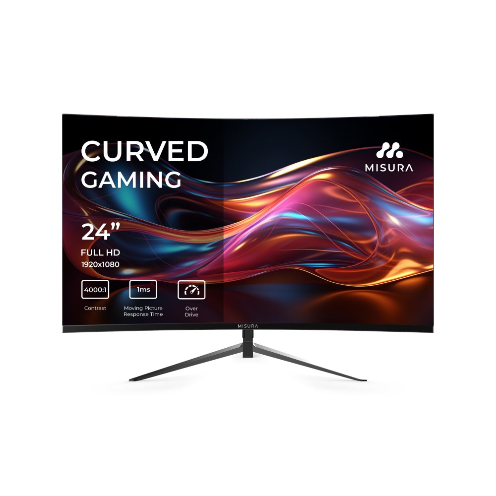 MISURA Herní monitor 24″ – 200 Hz PROHNUTÝ – MM24DFA