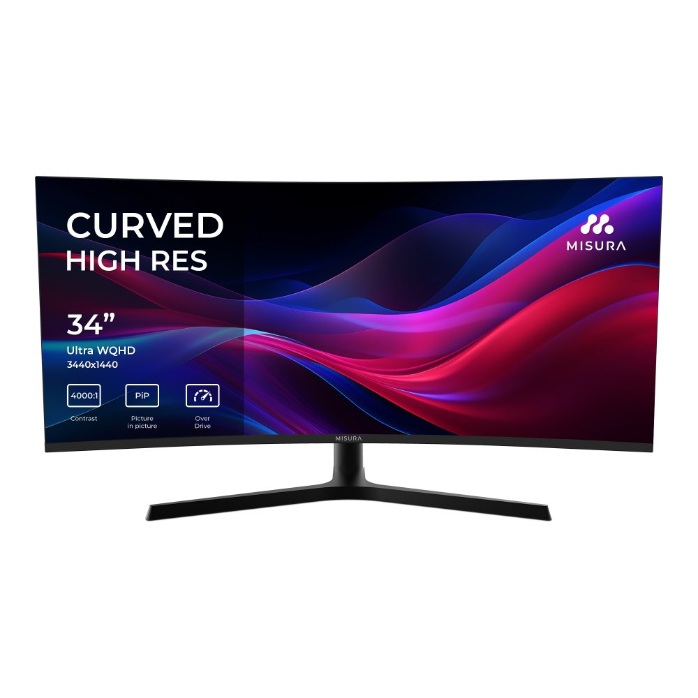 MISURA High Resolution monitor 34″ – 165 Hz PROHNUTÝ – EG34RWA